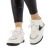 Pantofi sport dama Russo albi cu negru, 4 - Kalapod.net